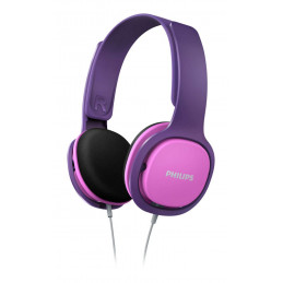 Philips SHK2000PK Headphones Puprle/Pink