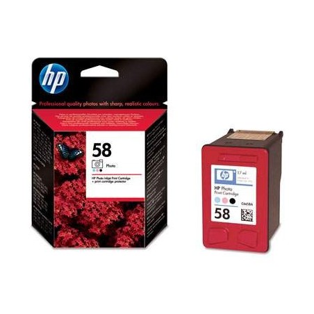 HP C6658A No.58 fotó színes eredeti tintapatron