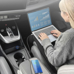 ACT 2-port USB-C Fast Car Charger 95W with PD, QC and GaNFast Black