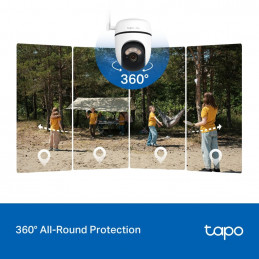 TP-Link Tapo C615G KIT Solar-Powered Pan/Tilt 4G LTE Security Camera Kit