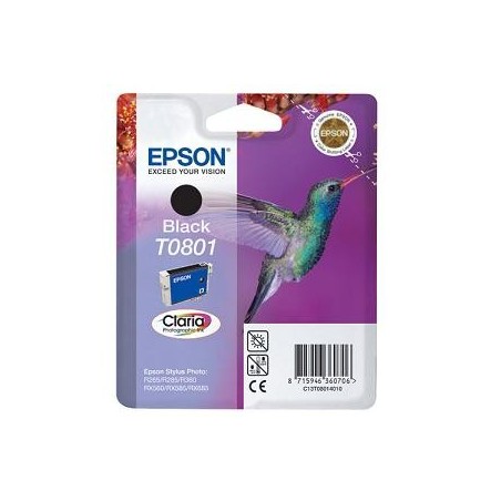 Epson T0801 fekete eredeti tintapatron