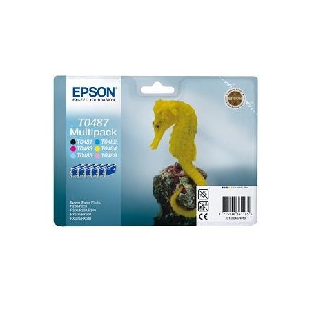 Epson T0487 eredeti tintapatron multipack