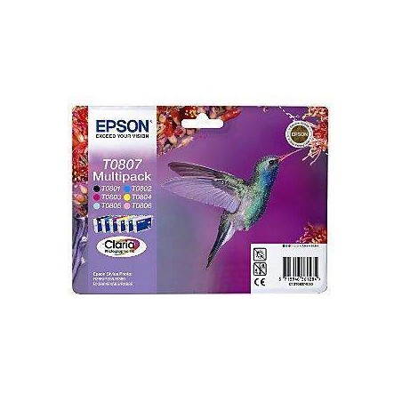 Epson T0807 eredeti tintapatron multipack