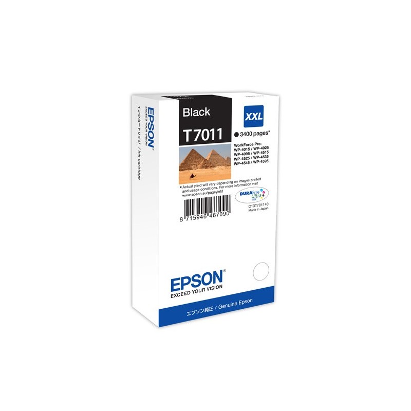 Epson T7011 fekete eredeti tintapatron