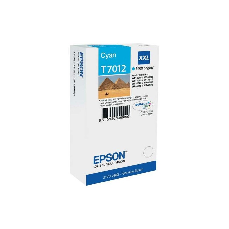 Epson T7012 kék eredeti tintapatron