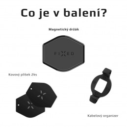 FIXED Mágneses telefontartó autóba, fekete