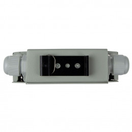 ACT DIN rail fiber optic terminal box unloaded 12 ports