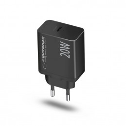Esperanza EZC104K Quick Power Charger 20W USB-C PD Black