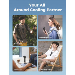Aecooly Air Gimbal Portable Handheld Fan Black