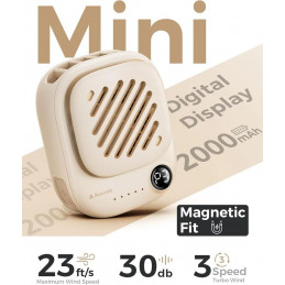 Aecooly Click 01 Mini Portable Neck Fan Beige