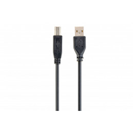 Gembird CCP-USB2-AMBM-6 USB2.0 A-plug B-plug cable 1,8m Black