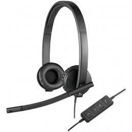 Logitech H570E USB Headset Stereo Black