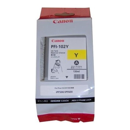 Canon PFI-102Y sárga eredeti tintapatron