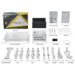 Seasonic 1000W 80+ Gold Focus GX White Edition