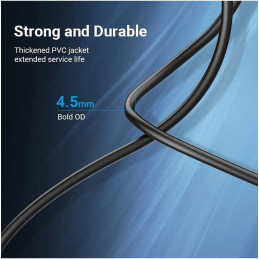 Vention USB 2.0 USB-A to USB-B cable 2m Black