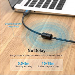 Vention USB 2.0 USB-A to USB-B cable 2m Black
