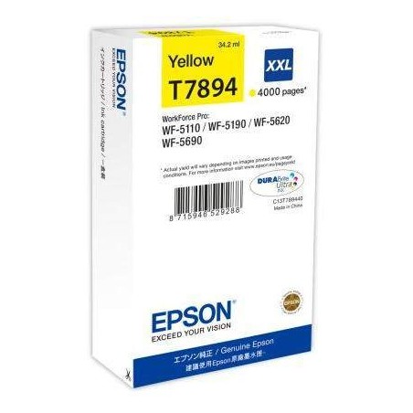 Epson T7894 sárga eredeti tintapatron