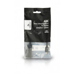 Gembird 4K Mini DisplayPort to HDMI Adapter Cable Black