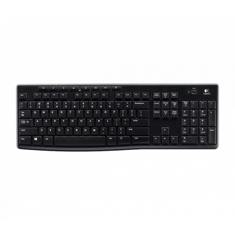 Logitech K270 wireless billentyűzet Black US