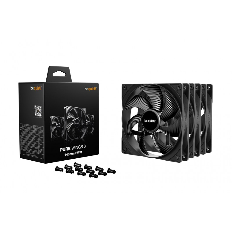 Be quiet! Pure Wings 3 140mm PWM (3-Pack)