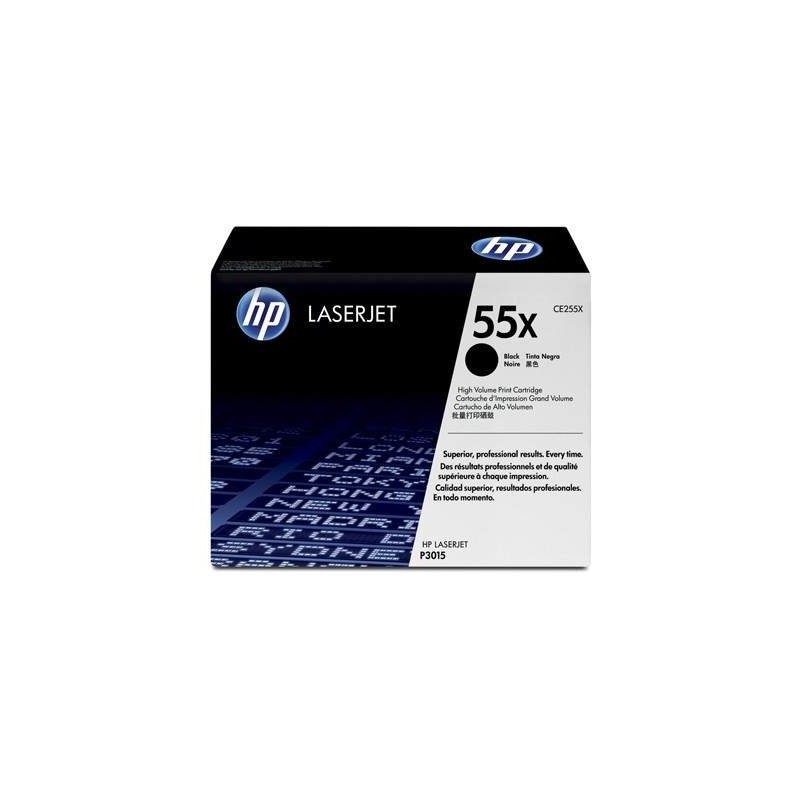 HP CE255X (55X) fekete eredeti toner