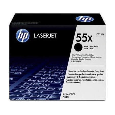 HP CE255X (55X) fekete eredeti toner