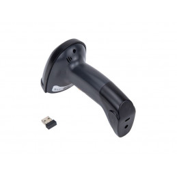 EQuip Wireless 2D Barcode Scanner with Stand Vonalkódolvasó Black