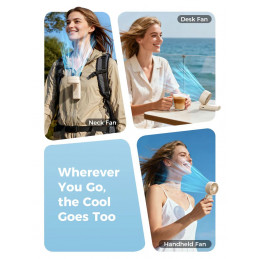 Aecooly Halo 04 Portable Handheld Fan Beige