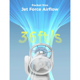 Aecooly Air Gimbal Portable Handheld Fan White