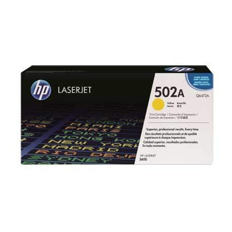 HP Q6472A (502A) sárga eredeti toner