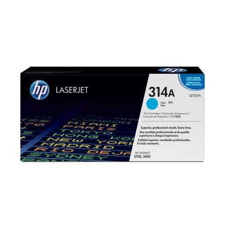 HP Q7561A (314A) kék eredeti toner