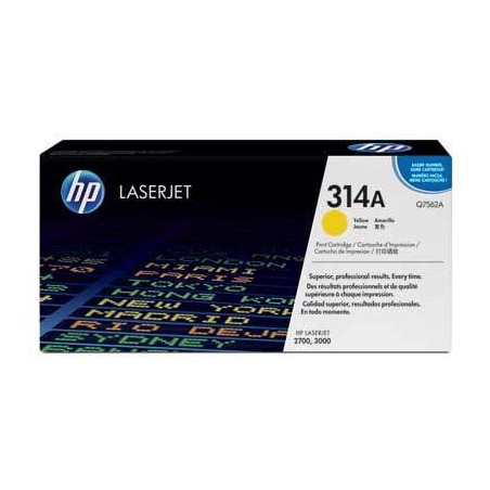 HP Q7562A (314A) sárga eredeti toner