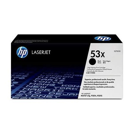 HP Q7553X (53X) fekete eredeti toner min.2db