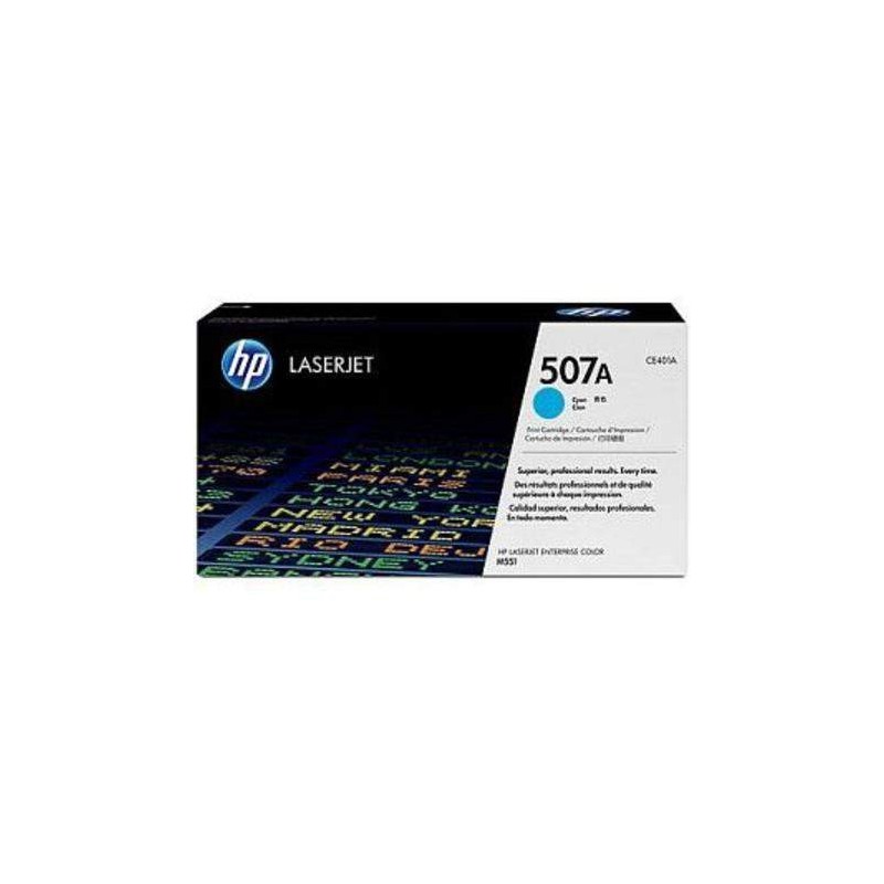 HP CE401A (507A) kék eredeti toner