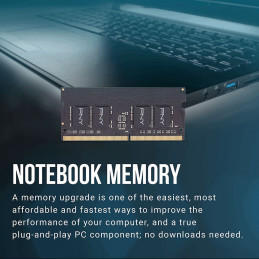 PNY 8GB DDR4 3200MHz SODIMM Performance Black