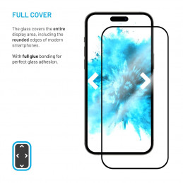 FIXED teljes képernyőt védő 2,5D edzett üveg Samsung Galaxy A12 telefonhoz, fekete