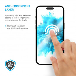 FIXED teljes képernyőt védő 2,5D edzett üveg Samsung Galaxy A12 telefonhoz, fekete