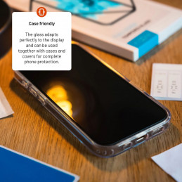 FIXED teljes képernyőt védő 2,5D edzett üveg Samsung Galaxy A12 telefonhoz, fekete