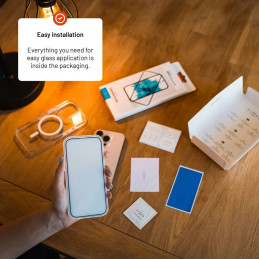 FIXED teljes képernyőt védő 2,5D edzett üveg Samsung Galaxy A12 telefonhoz, fekete