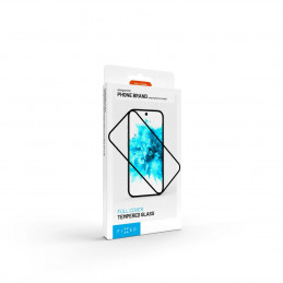 FIXED teljes képernyőt védő 2,5D edzett üveg Samsung Galaxy A12 telefonhoz, fekete