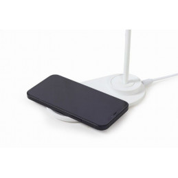 Gembird TA-WPC10-LED-01-MX Desk Lamp with Wireless Charger 10W White