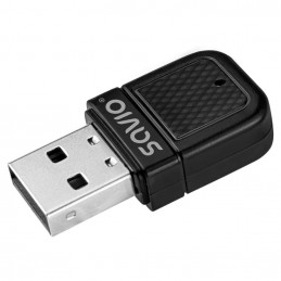 Savio BT-070 Wi-Fi 6 & Bluetooth adapter Black