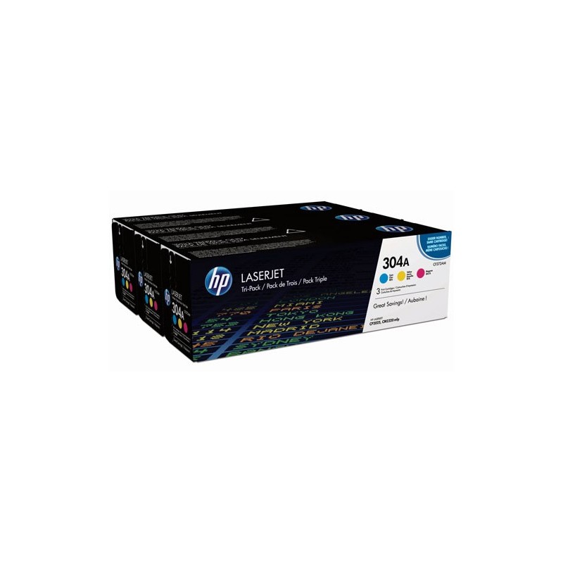 HP CF372AM (304A) CC531A/CC532A/CC533A eredeti toner multipack