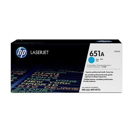 HP CE341A (651A) kék eredeti toner