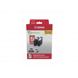 Canon PG-595/CL-586 eredeti tintapatron multipack + fotópapír