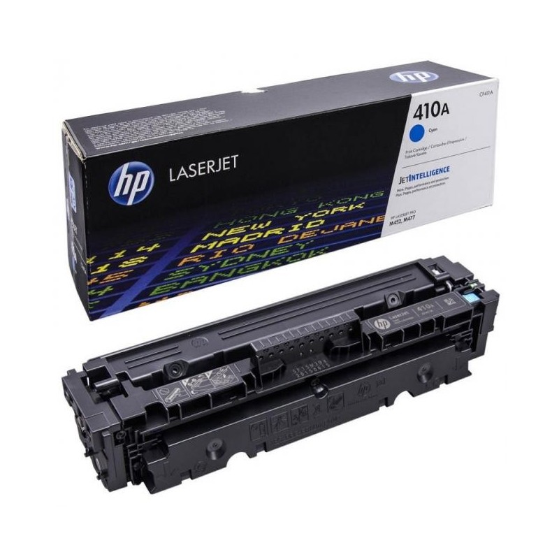 HP CF411A (410A) kék eredeti toner