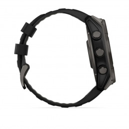 Garmin fenix 8 51mm Solar Graphite/Titan Silicone Band