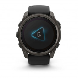 Garmin fenix 8 51mm Solar Graphite/Titan Silicone Band
