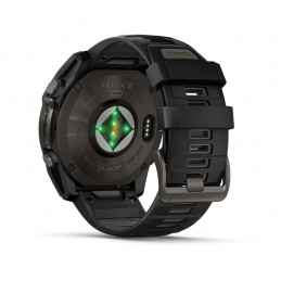 Garmin fenix 8 51mm Solar Graphite/Titan Silicone Band