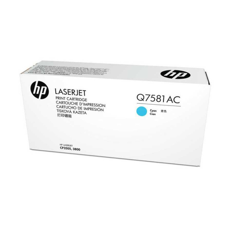 HP Q7581AC (503AC) kék eredeti toner (CONTRACT verzió)